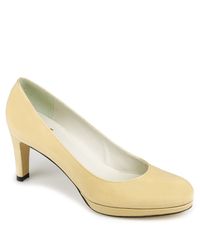 Stuart Weitzman | Natural Blog - Hummus Patent Leather Pump | Lyst