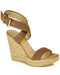 Stuart Weitzman | Green Alex - Swamp Wedge Espadrille | Lyst
