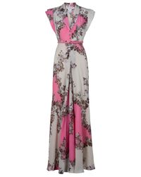 Paul & Joe | Pink Flaubert Floral-print Silk-crepe Maxi Dress | Lyst