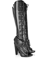 Alexander Wang | Black Freja Lace-up Boots | Lyst