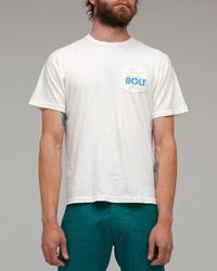 Lightning Bolt | White Pocket Shop Tee for Men | Lyst