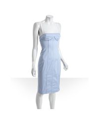 Dolce & Gabbana | Blue Bustier Dress | Lyst