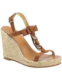 kate spade new york | Brown New York Brook Chain Espadrille Sandals | Lyst