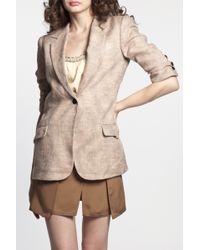Elizabeth and James | Natural Distressed James Blazer | Lyst