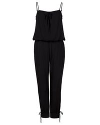 Paul & Joe | Black Stance Silk Jumpsuit | Lyst