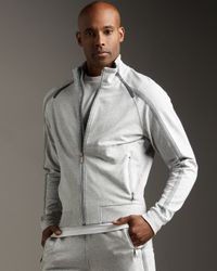Zegna Sport | Gray Track Jacket for Men | Lyst