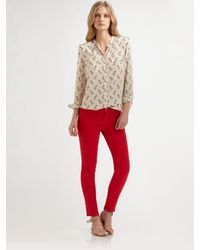 Equipment | Natural Annabelle Anchors Away Blouse | Lyst