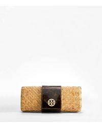 Tory Burch | Natural Rattan Clutch | Lyst