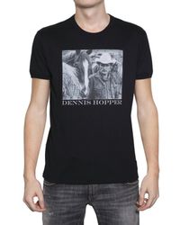 Dolce & Gabbana | Black Dennis Hopper Printed Jersey T-shirt for Men | Lyst