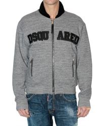 DSquared² | Gray Dsquared Melange Cotton Sweatshirt for Men | Lyst