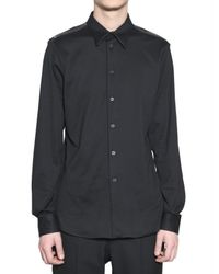 Givenchy | Black Zip Shoulder Shirt for Men | Lyst