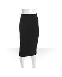 Diane von Furstenberg | Black Rayon Ruffle-hem Surplice Dress | Lyst