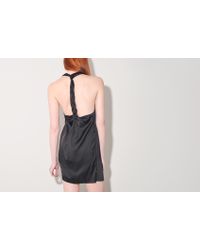 Acne Studios | Black Naia Twist Back Dress | Lyst
