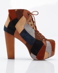 Jeffrey Campbell | Brown Lita Patchwork | Lyst