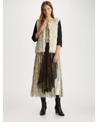 Gryphon | Natural Faux Fur Jacket | Lyst