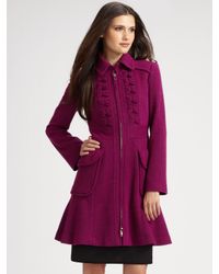 Nanette Lepore | Pink Provocative A-line Coat | Lyst