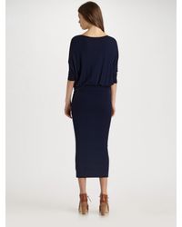Robert Rodriguez | Blue Merino Wool Dolman Sweaterdress | Lyst