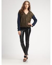 Sachin & Babi | Black Faux Leather Zucko Pants | Lyst