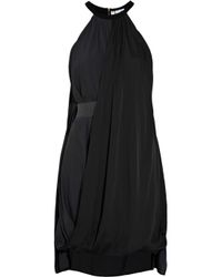 A.L.C. | Black Meloni Silk Dress | Lyst