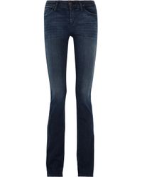 Goldsign | Blue Quinn Mid-rise Bootcut Jeans | Lyst