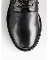 DIESEL | Black Miliboot Leather Dress Boots for Men | Lyst
