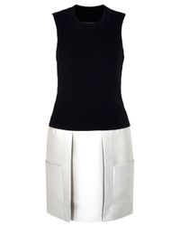 3.1 Phillip Lim | Black Knit Top Dress | Lyst