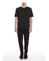 Alexander Wang | Black Denim Jeans with Back Leather Pocket for Men | Lyst