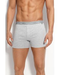 Calvin Klein | Gray V-neck Undershirts, Pack Of 3 for Men | Lyst