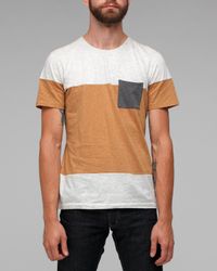 Folk | Brown Block Tee for Men | Lyst
