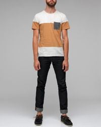 Folk | Brown Block Tee for Men | Lyst