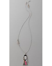 Marc By Marc Jacobs | Metallic Miss Marc Pendant Necklace | Lyst