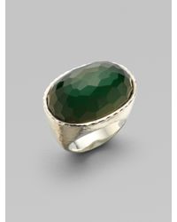 Ippolita | Green Clear Quartz, Mother-of-pearl & Sterling Silver Ring | Lyst