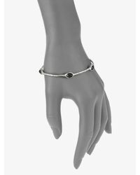 Ippolita | Black Onyx Sterling Silver 5 Stone Bracelet | Lyst