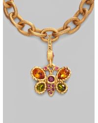 Jay Strongwater | Metallic Jeweled Butterfly Charm | Lyst