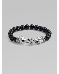 Stephen Webster | Black Onyx & Sterling Silver Bracelet for Men | Lyst