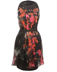 Giambattista Valli | Black Intarsia Wool And Cashmere-blend Mini Dress | Lyst