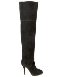 Givenchy | Black Suede Over-the-knee Boot | Lyst