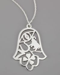 Jennifer Zeuner | Metallic Good Luck Pendant Necklace | Lyst