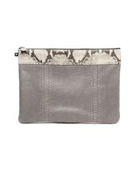 Newbark | Multicolor Two-tone Snake Pouch | Lyst