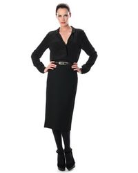 French Connection | Black Smooth Ruth Pencil Skirt | Lyst