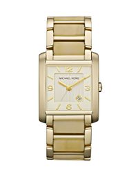 Michael Kors - Metallic Square-case Watch - Lyst