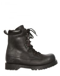 Dr. Martens | Black Waxed Calfskin Padded Boots for Men | Lyst