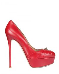 Valentino | Red 140mm Nappa Single Stud Pumps | Lyst