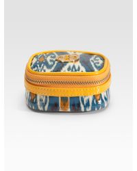 Tory Burch | Yellow Tiny Jewelry/cosmetic Case | Lyst