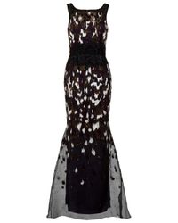 Carolina Herrera | Black Ikat Sequin Gown | Lyst