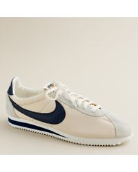 J.Crew | White Nike® For J.crew Vintage Collection Cortez® Sneakers for Men | Lyst