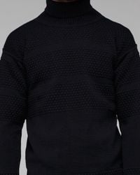 S.N.S Herning | Black Fisherman Sweater for Men | Lyst