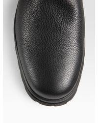 Ferragamo | Black Concord Motorcycle Boots for Men | Lyst