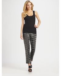 M Missoni | Black Space-dye Pants | Lyst
