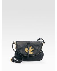 Marc By Marc Jacobs | Black Petal To The Metal Flap Pouchette | Lyst
